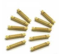 10 insertos de ranurado de carburo MGMN200-G para torneado y separación de torno CNC, compatible con soportes de herramientas NC3030, alta resistencia