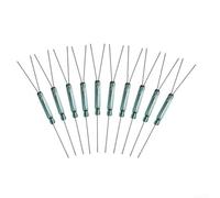 10 interruptores de láminas de vidrio SPDT de 3 pines para automatización del hogar N/O N/C, salidas 4 W, 60 VDC/VAC 0,5 A, carga 2,0 pF capacitancia