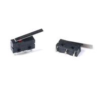 10 interruptores de límite NO NC de 3 pines con terminales PCB SPDT, 5 A, 125 V, 250 V, 29 mm, palanca de de rodillo, microinterruptores de acción rápida(25mm Lever)