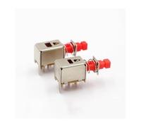 10 interruptores de llave rectos PS-22F02 de seis pines, interruptor desbloqueado PS-22F03, interruptor de encendido y apagado del amplificador de potencia.