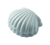 10 jaboneras con Tapa para Uso Doméstico Y,Viajes | Jabonera de concha for baño, jabonera de drenaje portátil(Blue green)