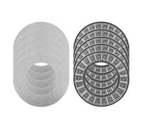 10 juegos Cojinete de Agujas de Empuje Plano 3,7x3,7x0,2cm plata | Cages y Rodillos de Acero, Arandela de Carrera, y Husillos en Reparación Industrial