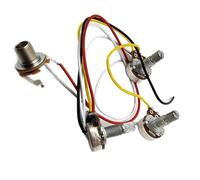 10 Juegos De Arnés De Cableado De Bajo Kit Precableado 500K Pots 2T1V 1 Volumen 2 Tonos Para Piezas De Guitarra Eléctrica Jazz Bass rnés De Precableado Guitarra