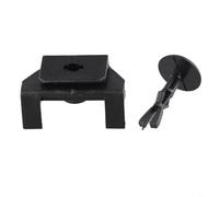 10 juegos de clip de cubierta de parachoques delantero y kit de pines para Camry Corolla para Lexus Highlander Prius Secure Attachment OE Part 53879-58010 47749-58010 Material plástico negro Eas