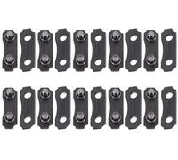 10 juegos de correas preestablecidas de reparación de eslabones de cadena de 3/8 pulgadas, 10 eslabones de unión de cadena de motosierra, kit de reparación, cadena de sierra de 3/8, piezas