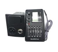 10 Juegos De Ecualizador EQ De 5 Bandas Con Sintonizador Pastilla De Guitarra Acústica Bajo EQ Preamplificador Con Sintonizador De Procedimiento Digital Pickupv