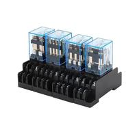 10 Juegos De Microrelé HH53P MY3NJ MY3 11 Pines CC/CA 12V 24V 110V 220V 380V Bobina De MY3N-J Relé Intermedio General piezas de repuesto(DC - 10 Sets,12V)