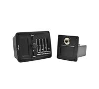 10 Juegos De Pastilla De Guitarra Acústica 4 Bandas EQ Ecualizador Preamplificador Pastilla Piezoeléctrica Con Sintonizador LCD