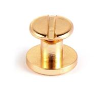 10 juegos de remaches for uñas, con patrón corazón, manualidades DIY, botón tela tornillos latón, decoración artesanal cuero, álbum recortes for, ropa(Gold-5mm)