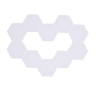 10 Juegos Paneles de Luz Hexagonales, Luces Hexagonales de Pared Luces LED RGB con Sincronización Musical y Control Remoto APP para Sala de Estar, Dormitorio, Sala de Juegos