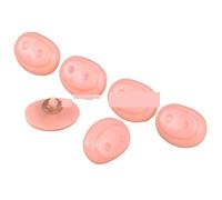 10 juegos para nariz de cerdo + arandelas, muñeca juguete, manualidades, material relleno, marioneta álbum recortes, plástico rosa, 26/27/34mm(26x34mm 1.02x1.34in)