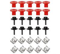 10 juegos para T30 para tornillos Torx, clips de tuerca para protector de motor, cubierta inferior de la bandeja para requisitos de reparación de automóviles