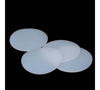 10 juntas de lámina de caucho de silicona translúcida blanca - Tapetes de sellado redondos (diámetro de 5 a 100 mm, grosor de 1 a 10 mm)(25mm*1.5mm)