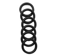 10 juntas de sellado de caucho de nitrilo de 3 mm, color negro CS(OD 75mm ID 69mm)
