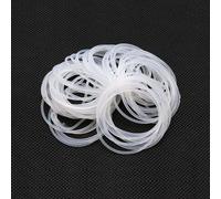 10 juntas tóricas de silicona blanca de grado alimenticio - Arandelas de sellado impermeables, diámetro exterior de 5 mm a 90 mm, grosor de 2,4 mm(65mmx61mm)