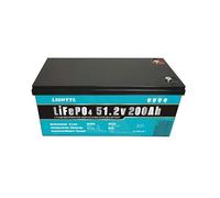 10 kWh Batería LiFePO4 de 48 V y 200 aH. Esta batería de fosfato de hierro y litio sustituye a las baterías de plomo-ácido y es ideal para sistemas solares, sistemas de energía de emergencia y más.