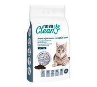 10 L Nova Clean Ultra Lecho Aglomerante Carbón para gatos