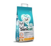 Sanicat Clumpling White Duo Arena Para Gatos Aroma Vainilla Y Mandarina 10 L
