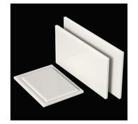 10 Láminas De Plástico ABS Blanco, Material For Modelos DIY, Espesor: 0,5 Mm/0,8 Mm/1 Mm/1,5 Mm/2 Mm/3 Mm/4 Mm/5 Mm/6 Mm/8 Mm/10 Mm(50mmx50mmx3mm)