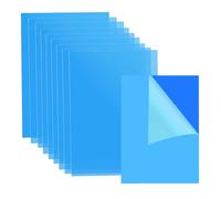 10 láminas de plástico de filtro de luz de gel azul, 11.7 x 8.3 pulgadas, filtro de luz de gel transparente, corrección de color, filtros de gel de iluminación para película, video, foto escenario