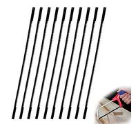 10 Láminas de Sierra de Calar Carbono 132mm 18TPI - Para Madera, Bambú, Metal y Plástico - Hojas de Sierra Precisas para Bricolaje y Modelismo