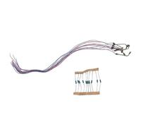 10 lámparas LED de calle para modelos de tren Z, construcción de metal, incluye resistencias de serie para una conexión segura a transformadores de 12 V o 16 V