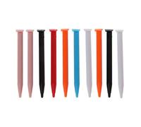 10 lápices capacitivos de plástico para consola de juegos para bolígrafos táctiles para pantalla de juego 2DS XL/LL, lápiz capacitivo, repuesto de pantalla táctil, rechazo digital, detección de