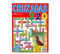 10 Libros de Cruzadas Pasatiempos | Pasatiempos en Español | Cuaderno de Crucigramas y Palabras Cruzadas | Más de 160 Páginas | 220 Juegos por Libro | Edición Nº 132
