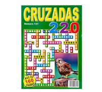 10 Libros de Cruzadas Pasatiempos | Pasatiempos en Español | Cuaderno de Crucigramas y Palabras Cruzadas | Más de 160 Páginas | 220 Juegos por Libro | Edición Nº 131