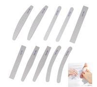 10 Limas De UñAs 25 Piezas Limas De UñAs 100/180 Esmeril De Doble Cara Limas De UñAs Pulidores Profesionales Para UñAs UñAs Naturales UñAs De Gel Accesorios De Nail Art Para SalóN