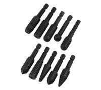 10 limas giratorias hexagonales de acero al carbono para tallar, lijar y acabar, varios proyectos de madera, acero de alto carbono, hexagonales, para carpintería
