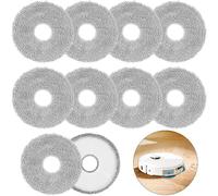 10 limpieza de repuesto para ECOVACS DEEBOT X2/T20/T20e/T30 OMNI, almohadillas de algodón, accesorios reutilizables, para Dreames L10s/L10/L20/X40/L40 Ultra robot aspirador