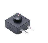 10 linternas frontales 213WD, interruptor lateral de 12 x 12 mm, CC 30 V, 1 A, 3 pines, interruptor de botón recto, encendido, apagado y encendido.