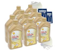 10 Litro Original Shell Helix Ultra Prof AV-L 0W20 Aceite 550048040 Acea C5 Kit