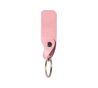 10 llaveros de Cuerda Cuero Vaca auténtico Hechos a Mano, Estilo Retro, Metal, for Hombre o Mujer, , Funda for Llaves, Coche, Regalos para Organizar Llaves(Pink)