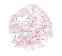 10 llaveros de medusas Y2K de 14 x 18 mm, campanillas de viento para bricolaje, cuentas de campana de viento coloridas, colgantes, pendientes, pulseras, collares, accesorios para hacer joyas, 14x18mm
