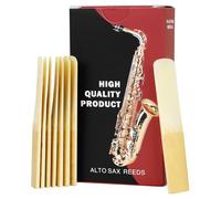 10 lotes de saxofón sintético Altos Tenors Saxofón Languet Eb Altos Saxofón Idioma que garantiza un rendimiento estable y un sonido rico