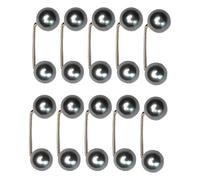 10 lots Moda Twin Perlas Clips Moda Moda Cintura Ajustador de Cintura Único para Mujeres Elegante