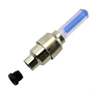 10 luces LED activadas por movimiento para rueda de bicicleta, ahorro de energía, material plástico ligero para ciclismo (10 unidades, azul)