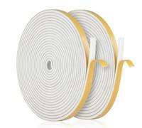 10 m de junta autoadhesiva para puertas, ventanas, 10 mm x 6 mm, cinta de sellado para ventanas, puertas, tragaluces, burletes de puerta contra el frío, aislamiento acústico, autoadhesiva, color