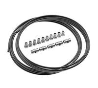 10 m Tubo de freno Ø 4,75 mm de acero cobre revestido + 10 conexiones macho + 5 conectores hembra M10 x 1 DIN 74 234 Kit de frenado 3/16" Tubo rígido con conexiones para el aboguado DIN de cuello