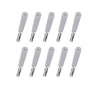 10 mandriles de metal para horquilla de hierro, conectores de varilla de tracción, accesorios de tornillo de aleación para aviones, modelo de automóvil, componentes de UAV