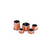 10 manguitos de cobre compuestos con brida y borde embridado, fijación autolubricante para revestimiento de cojinete, diámetro interior M4-M30(10pcs M8X10X15X15)