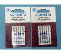SCHMETZ Cuero Agujas Máquina de Coser Aguja Pistones Planos Agujas Fuerza 80-100