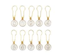 10 marcadores de puntada multifunción del 0 al 9 para tejer piezas de repuesto de costura