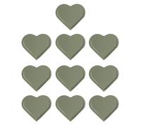 10 marcapáginas de la Biblia, marcadores de página en forma de corazón, marcadores de piel sintética, marcadores simples para libros creativos para leer