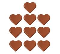 10 marcapáginas de la Biblia, marcadores de página en forma de corazón, marcadores de piel sintética, marcadores simples para libros creativos para leer