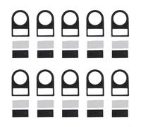 10 marcos de etiquetas de panel de interruptor de botón diseñados para agujero de montaje de 22 mm con instalación tipo clip
