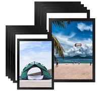 10 Marcos Magnéticos Autoadhesivos 5x A3 & 5x A4 Información Marco con Cierre Magnético,Pantalla de Doble Cara Impermeable,Fundas para Letreros,Licencia,Fotos,Documento,Paredes y Ventanas