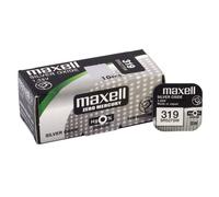 10 MAXELL 319 SR527SW SR64 BATTERIES Plata 1.55V Batería De Reloj EXP 2025 Nueva